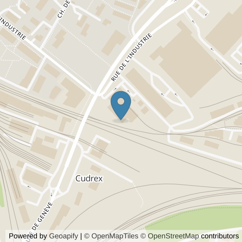Map: location of ATLAS POWER GYM in Bussigny