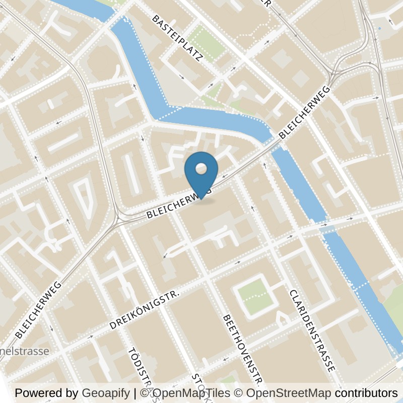 Map: location of Atomix Fitness in Zürich