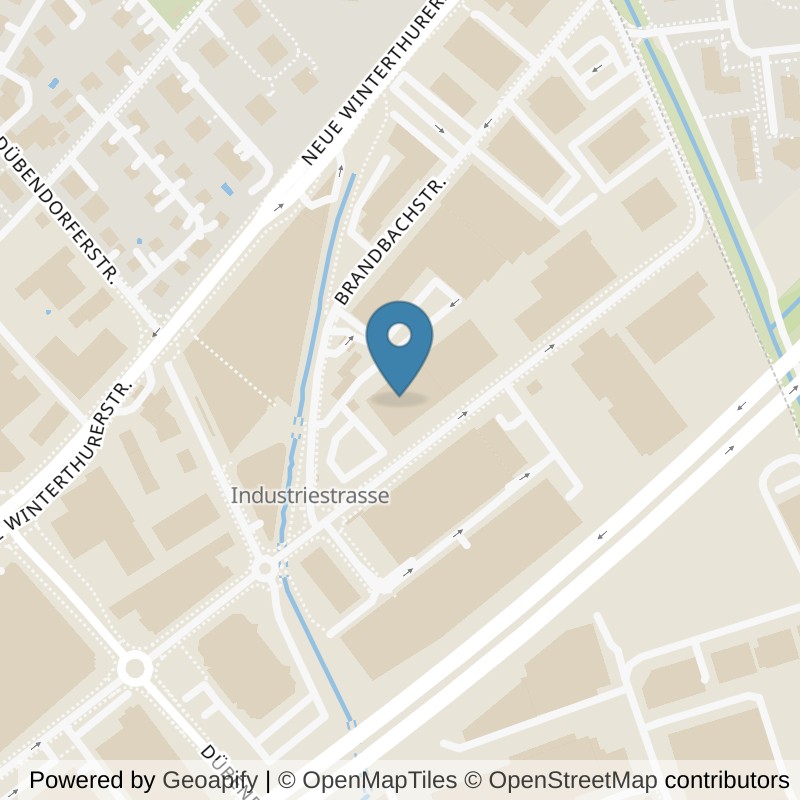 Map: location of Aura Fitness Dietlikon Dübendorf Wallisellen in Dietlikon