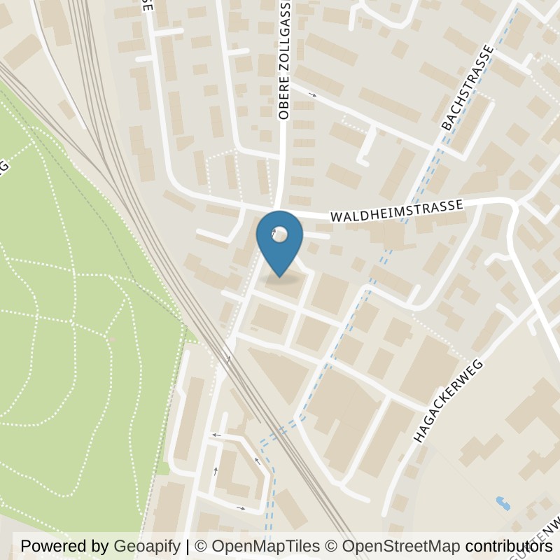 Map: location of Aura Fitness Ostermundigen Bern in Ostermundigen