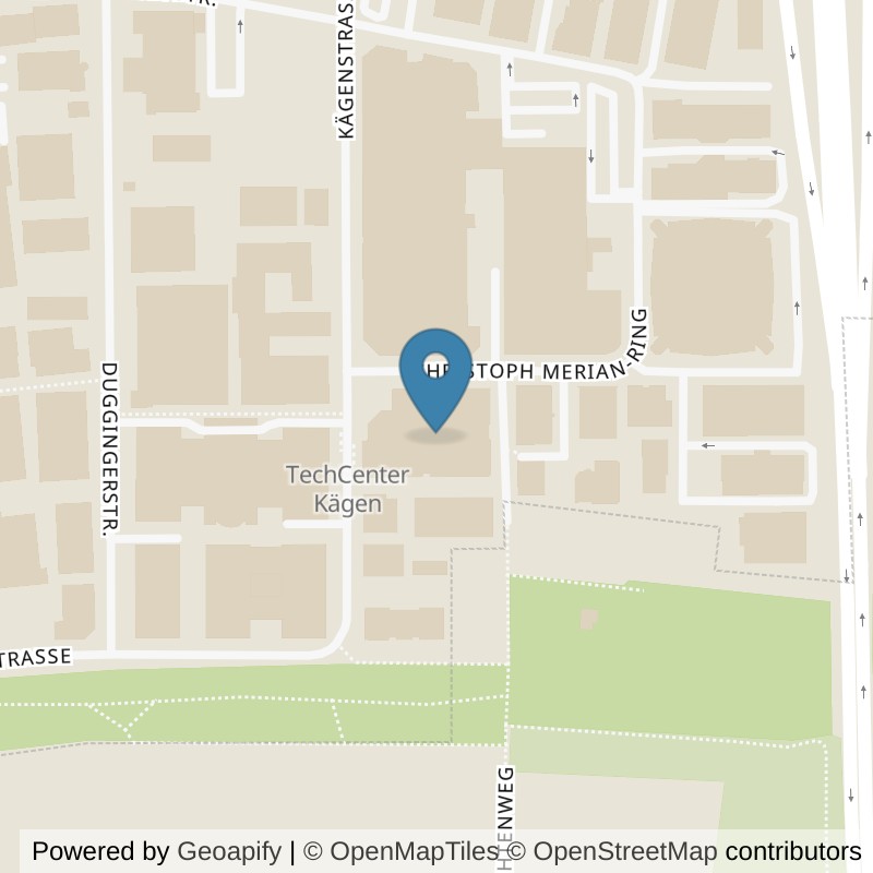 Map: location of Aura Fitness Reinach in Reinach