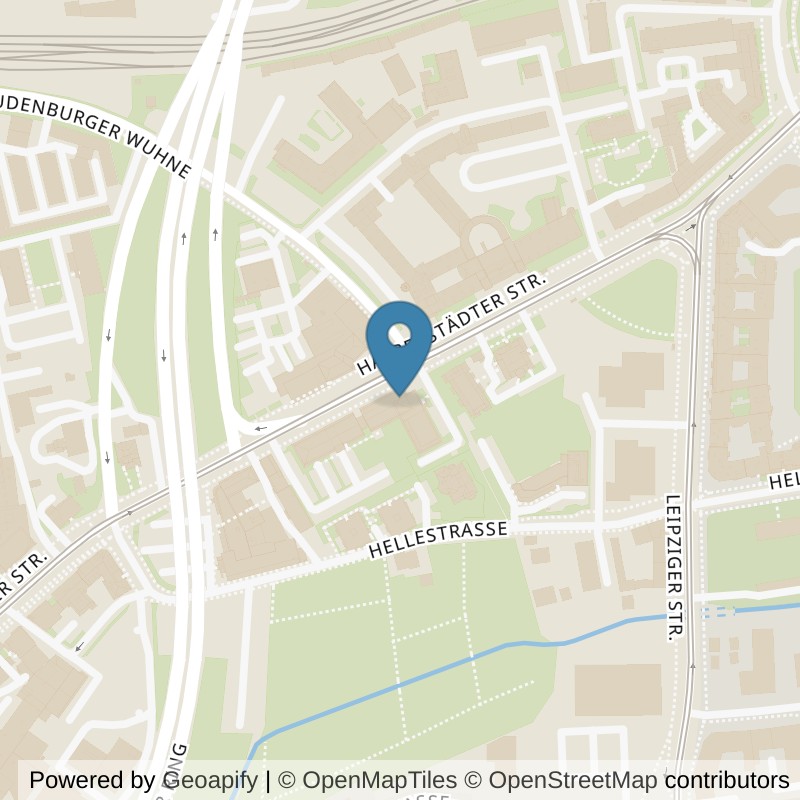 Map: location of AURUM Magdeburg in Magdeburg