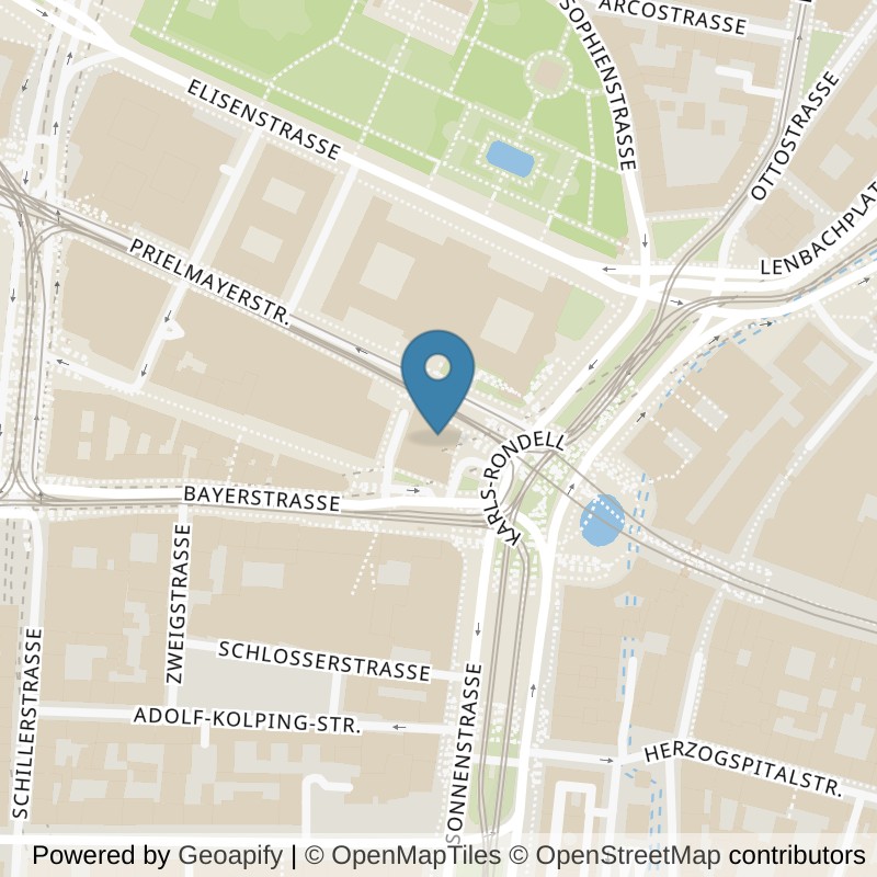 Map: location of AURUM München in München