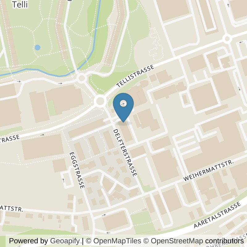 Map: location of B-FIT GmbH in Aarau