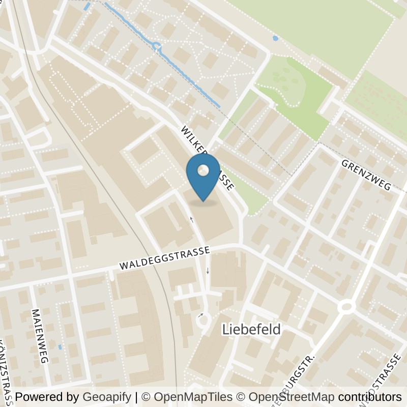 Map: location of B-FIT Liebefeld in Liebefeld