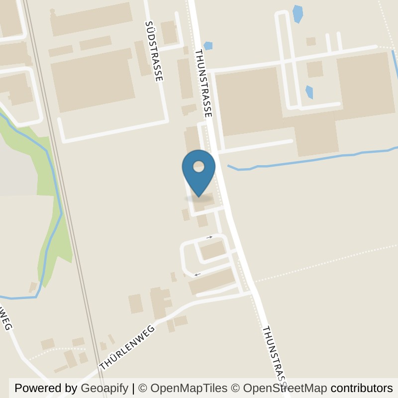 Map: location of B-fit in Münsingen