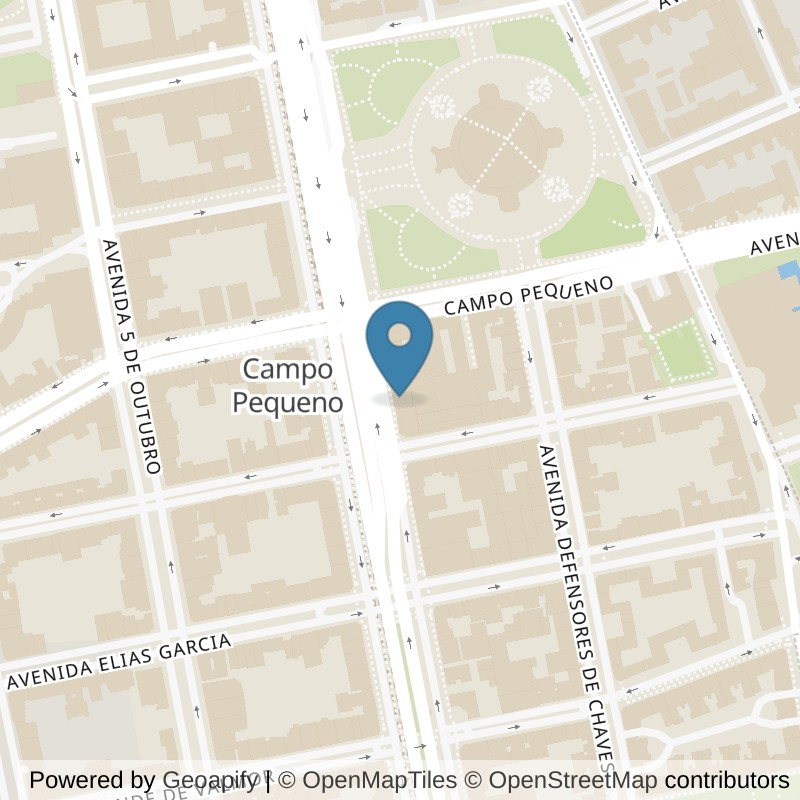 Map: location of Balance Campo Pequeno in Lisboa