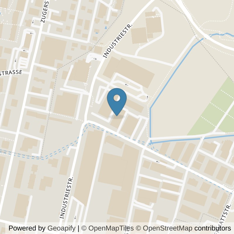Map: location of BALANCE - the gym in Zug