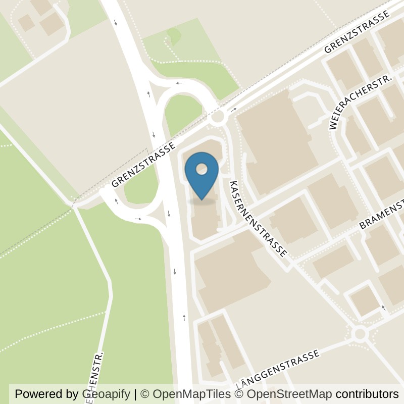 Map: location of Barbell Performance GmbH in Bachenbülach