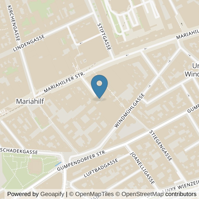 Map: location of Base 47 in Wien