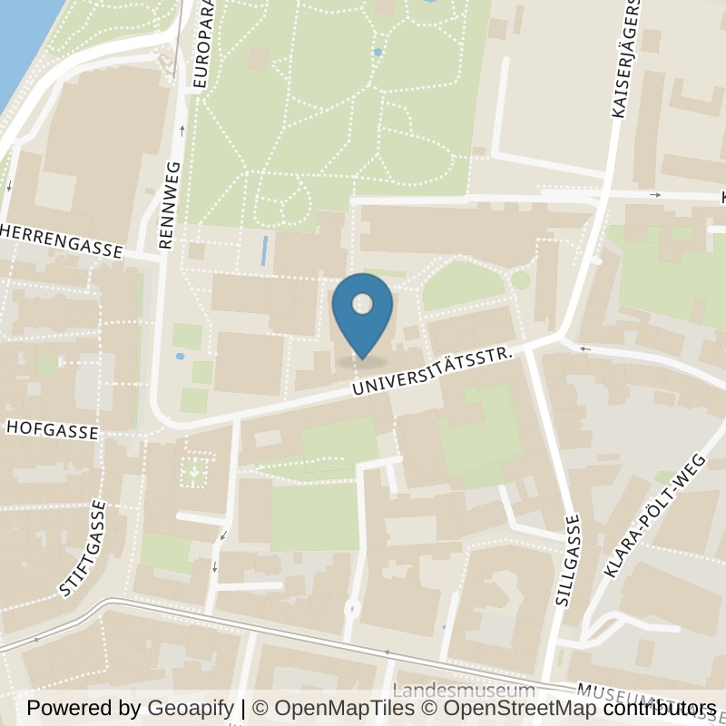 Map: location of BASEFIVE in Innsbruck