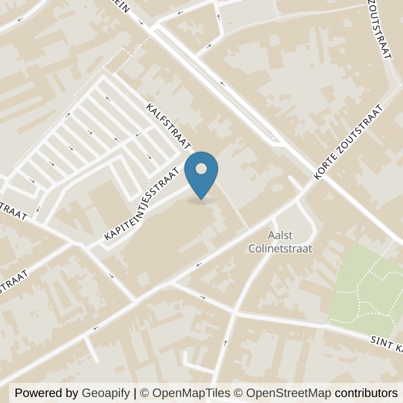 Map: location of Basic-Fit Aalst Kapiteintjesstraat 24/7 in Aalst