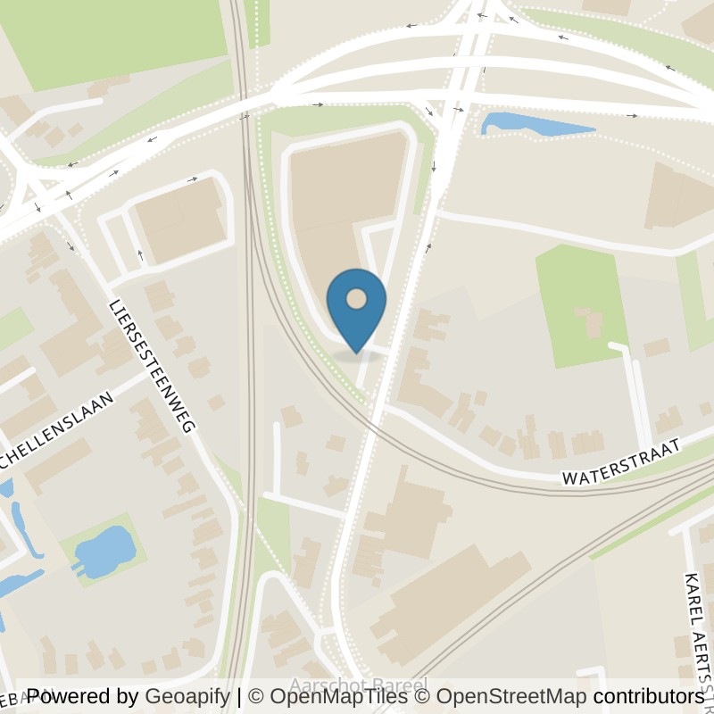 Map: location of Basic-Fit Aarschot Witte Molen 24/7 in Aarschot