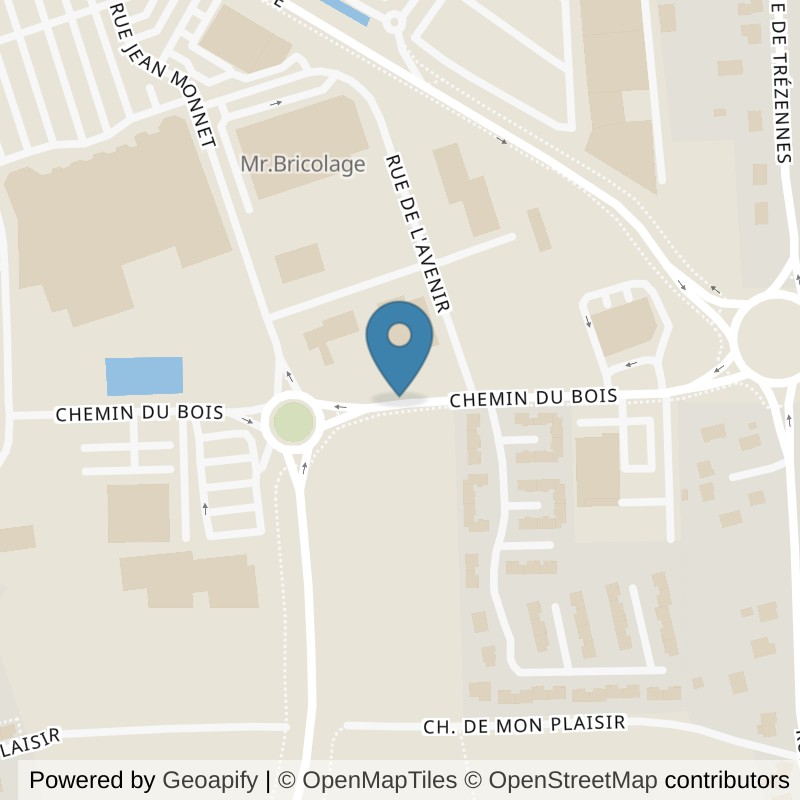 Map: location of Basic-Fit Aire-sur-la-Lys Chemin du Bois in Aire-sur-la-Lys