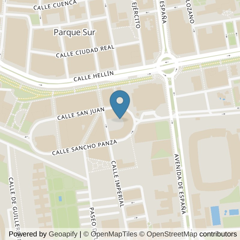 Map: location of Basic-Fit Calle San Juan Albacete in Albacete