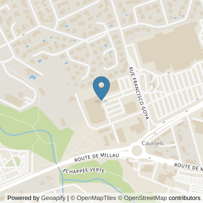 Map: location of Basic-Fit Albi Rue Francisco Goya 7 in Albi