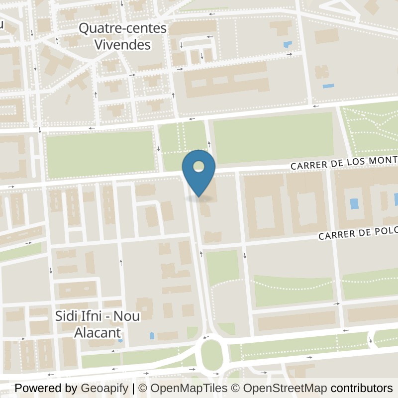 Map: location of Basic-Fit Alonso Cano Alicante in Alicante