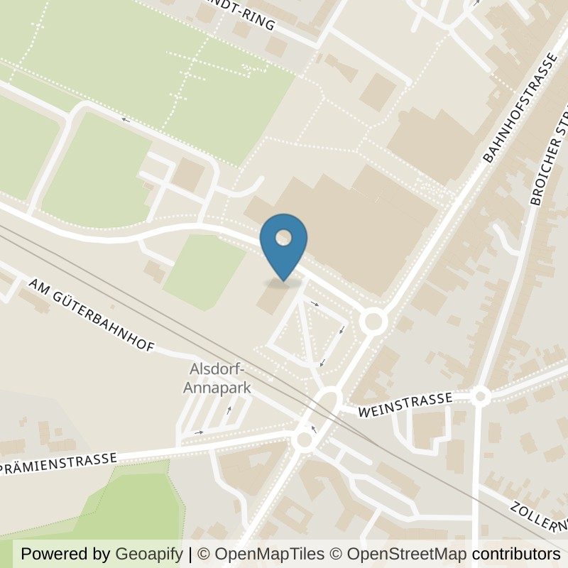 Map: location of Basic-Fit 24/7 in Alsdorf