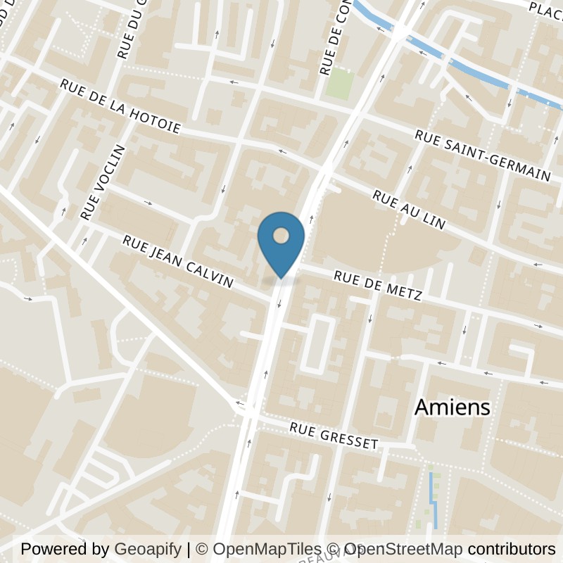 Map: location of Basic-Fit Amiens Rue du Général Leclerc in Amiens