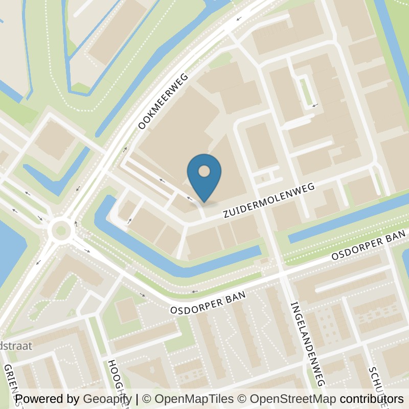 Map: location of Basic-Fit Amsterdam Akerpoort in Amsterdam