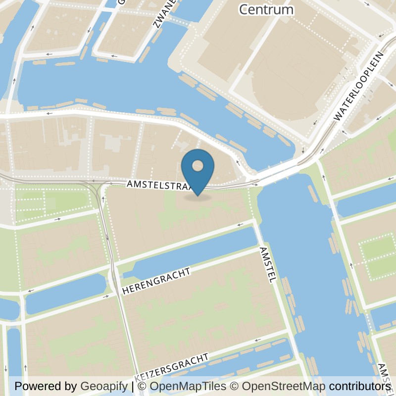 Map: location of Basic-Fit Amsterdam Amstelstraat 24/7 in Amsterdam