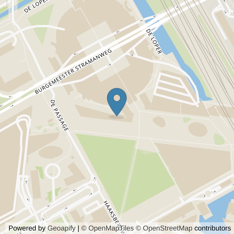Map: location of Basic-Fit Amsterdam Johan Cruijffboulevard 24/7 in Amsterdam