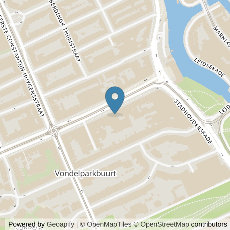Map: location of Basic-Fit Amsterdam Overtoom Ladies in Amsterdam