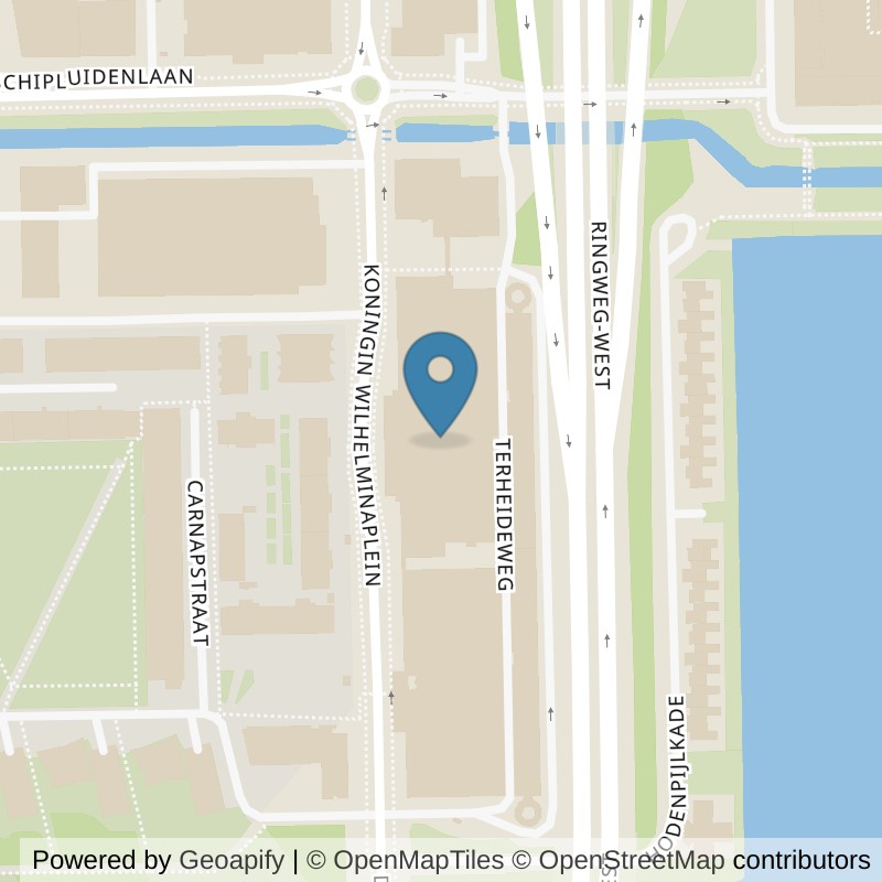 Map: location of Basic-Fit Amsterdam WFC 24/7 in Amsterdam