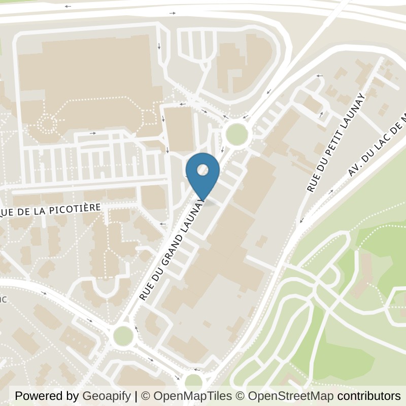 Map: location of Basic-Fit Angers Rue du Grand Launay 24/7 in Angers
