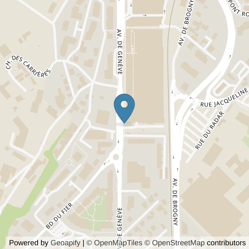 Map: location of Basic-Fit Annecy Avenue de Geneve 134 in Annecy