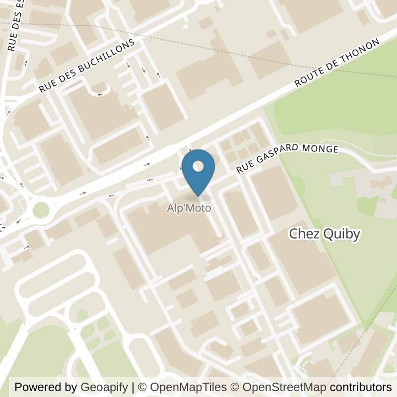 Map: location of Basic-Fit Annemasse Rue Germain Sommeiller in Annemasse
