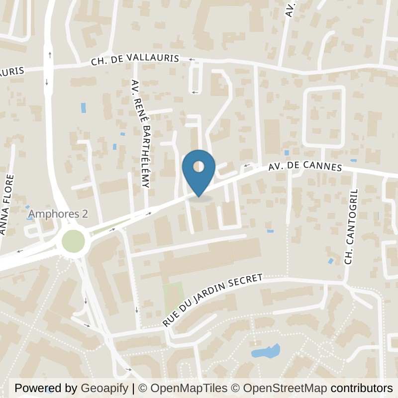 Map: location of Basic-Fit Antibes Avenue de Cannes 55 in Antibes