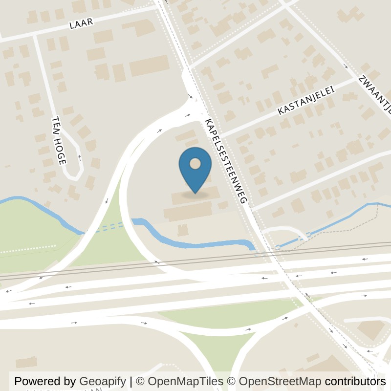 Map: location of Basic-Fit Antwerpen Ekeren Kapelsesteenweg 24/7 in Ekeren