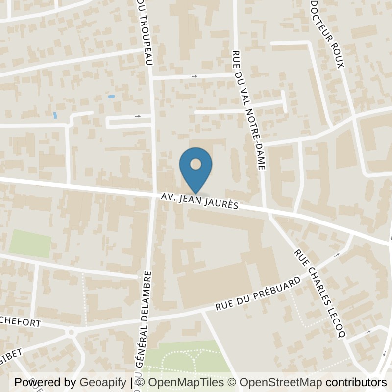Map: location of Basic-Fit Argenteuil Avenue Jean Jaurès 24/7 in Argenteuil