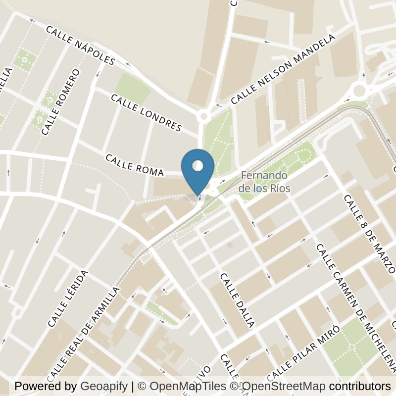 Map: location of Basic-Fit Av. Fernando de los Ríos 10 Armilla in Armilla