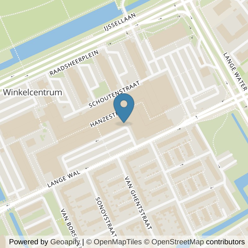 Map: location of Basic-Fit Arnhem Hanzestraat 24/7 in Arnhem