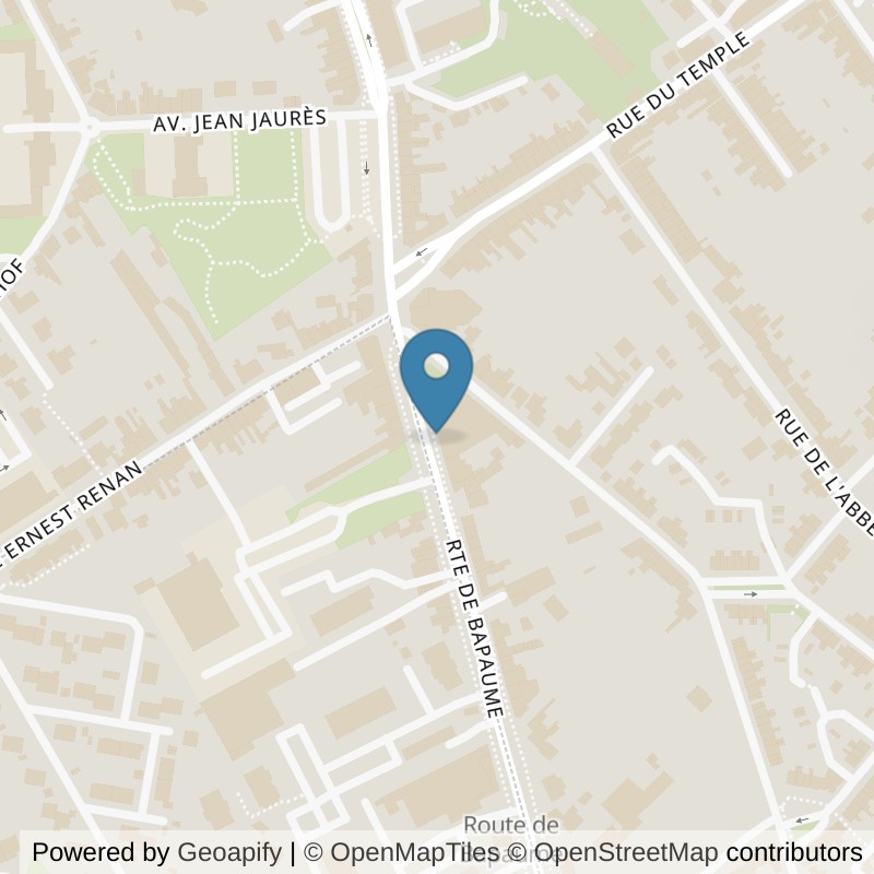Map: location of Basic-Fit Arras Route de Bapaume in Arras