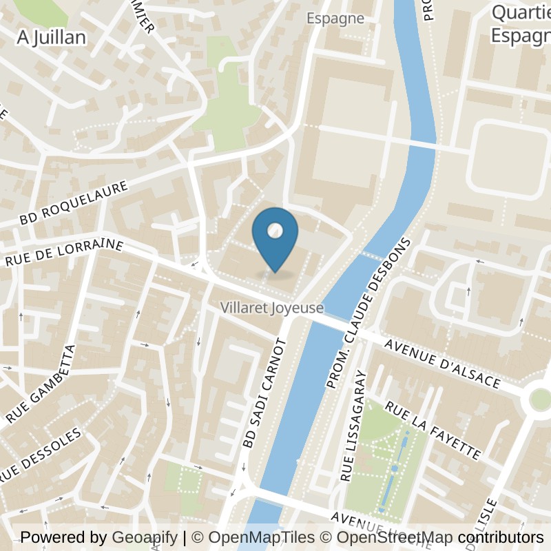 Map: location of Basic-Fit Auch Rue de Lorraine in Auch