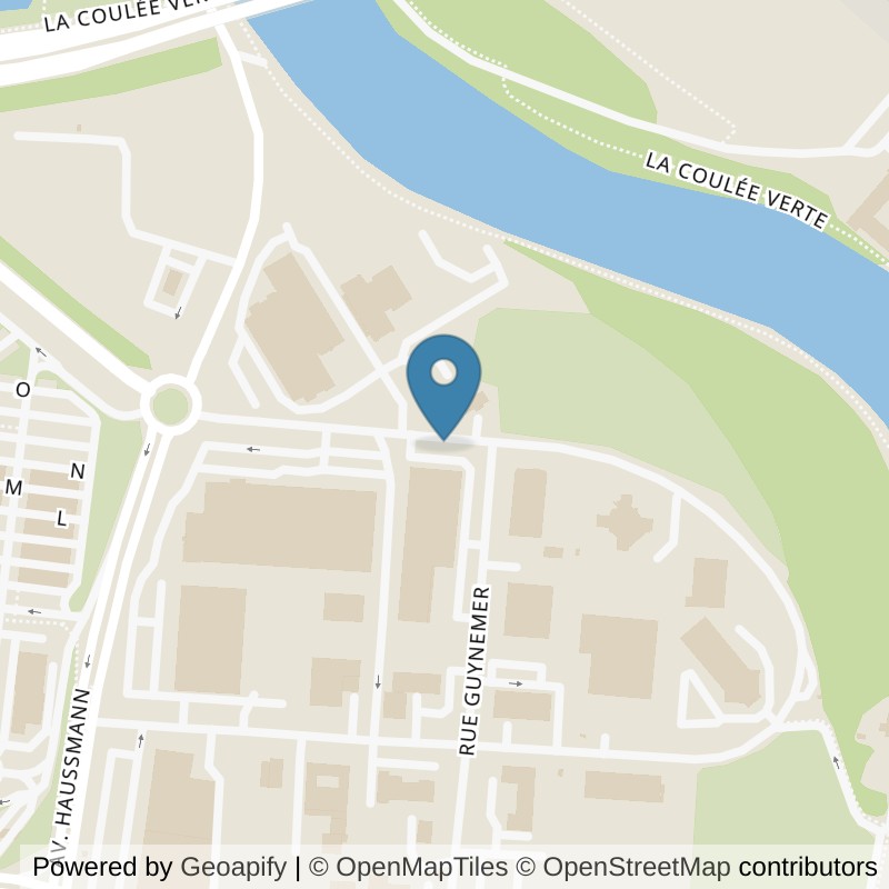 Map: location of Basic-Fit Auxerre Rue Guynemer 24/7 in Auxerre