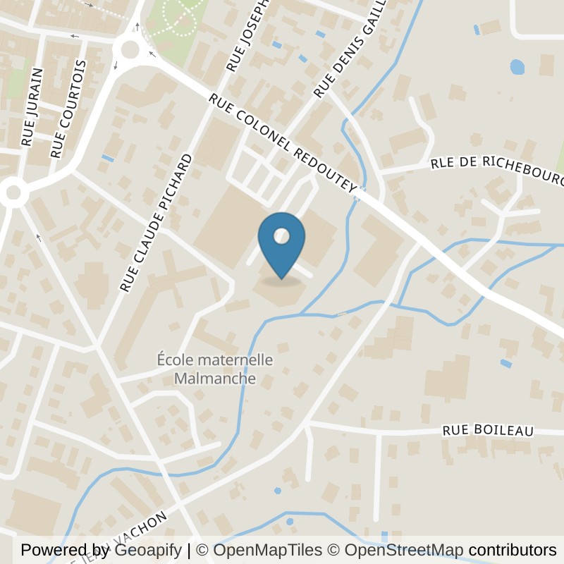 Map: location of Basic-Fit Auxonne Rue du Colonel Redoutey in Auxonne