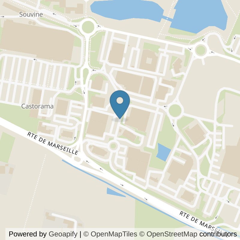 Map: location of Basic-Fit Avignon Rue du Sous-Marin Casabianca in Avignon
