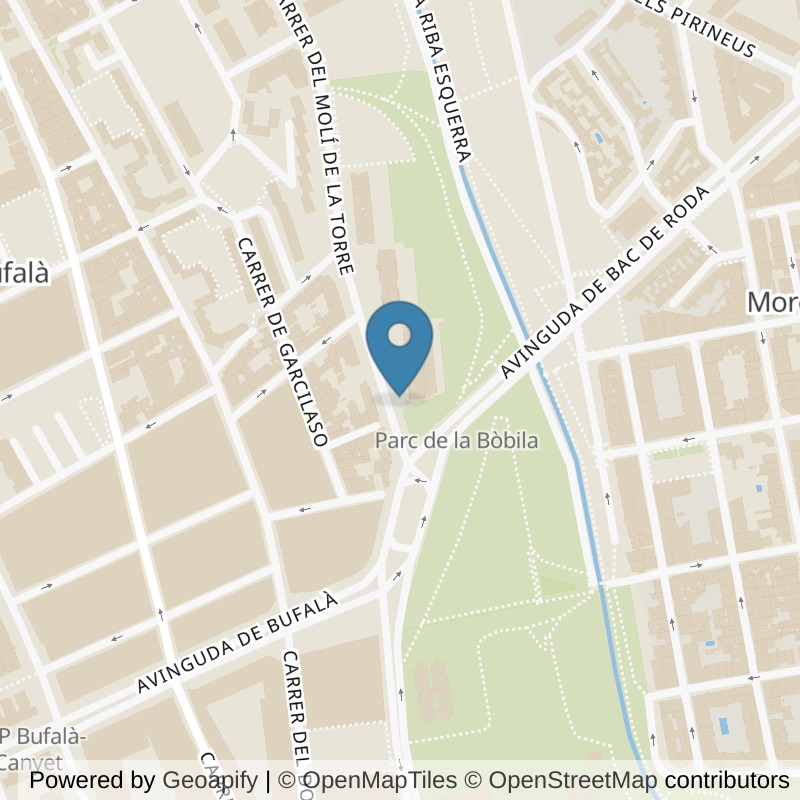 Map: location of Basic-Fit Carrer de Moli de la Torre 84 Badalona in Badalona