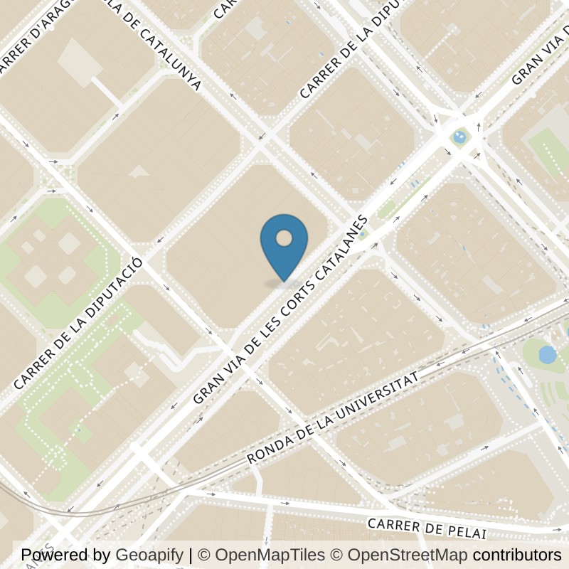 Map: location of Basic-Fit Universitat Barcelona in Barcelona