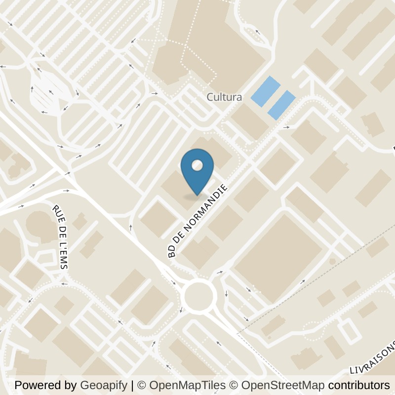 Map: location of Basic-Fit Barentin Boulevard de Normandie 24/7 in Barentin