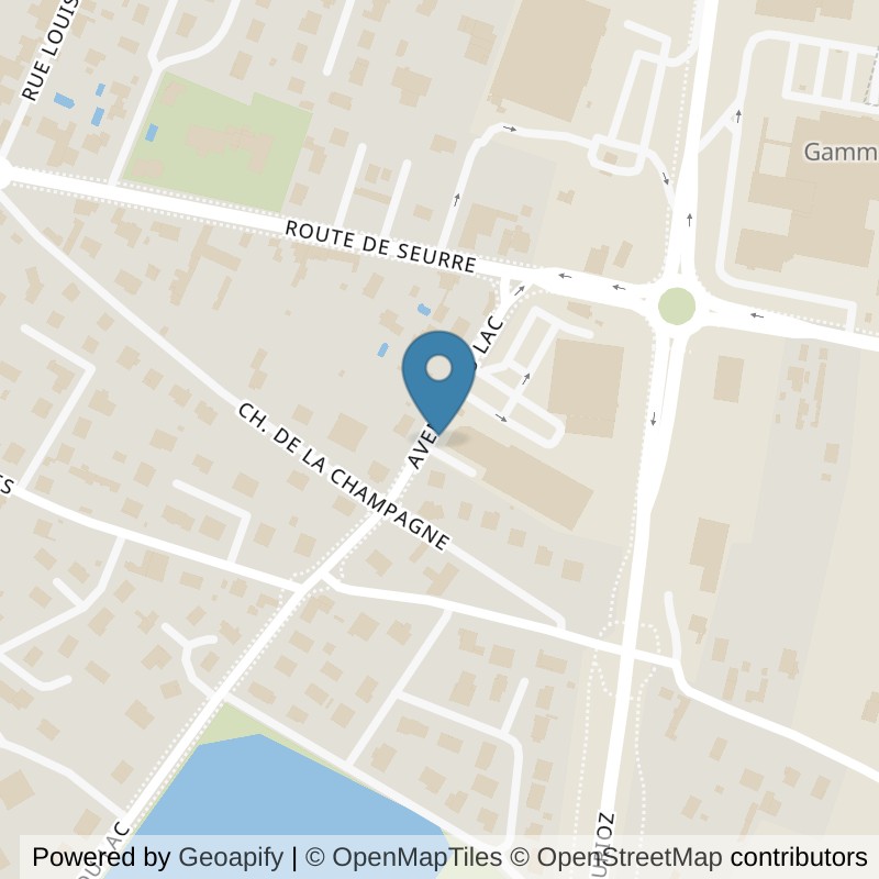Map: location of Basic-Fit Beaune avenue du Lac 20 in Beaune