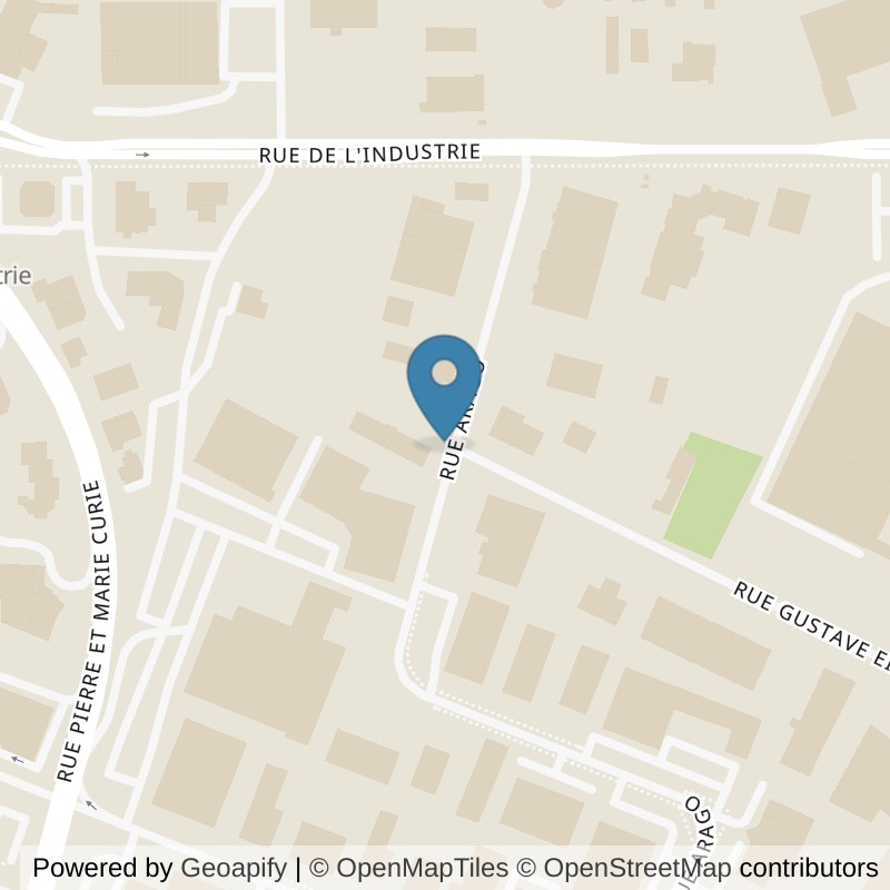 Map: location of Basic-Fit Beauvais Rue Arago 24/7 in Beauvais