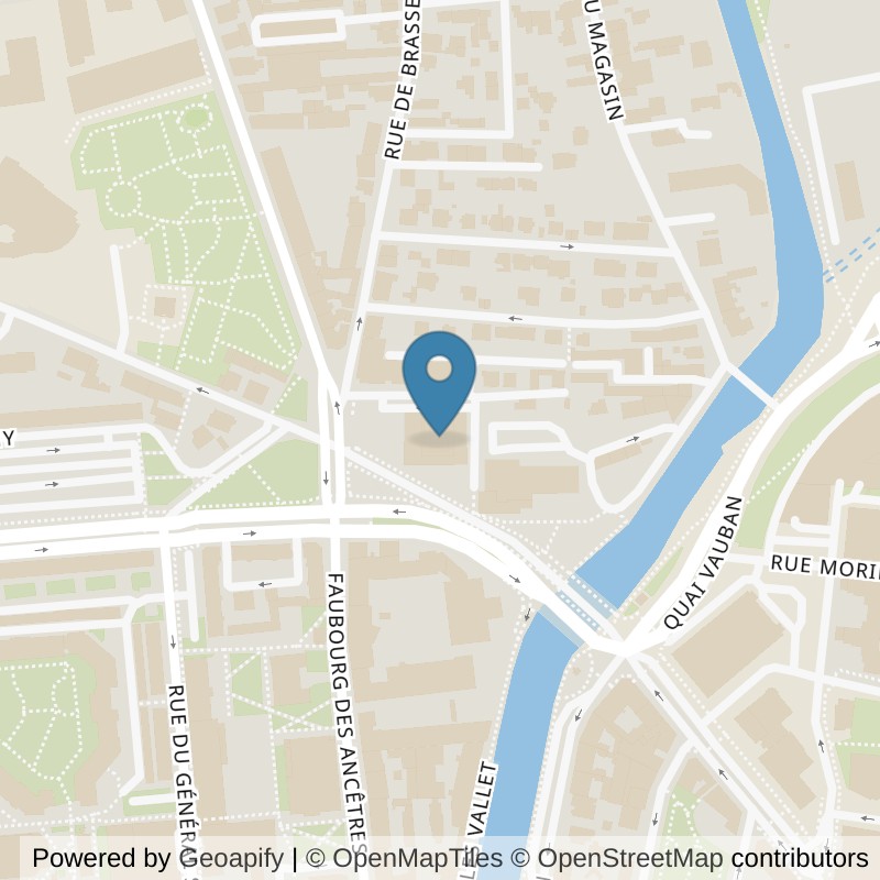 Map: location of Basic-Fit Belfort Rue Georges Clemenceau in Belfort