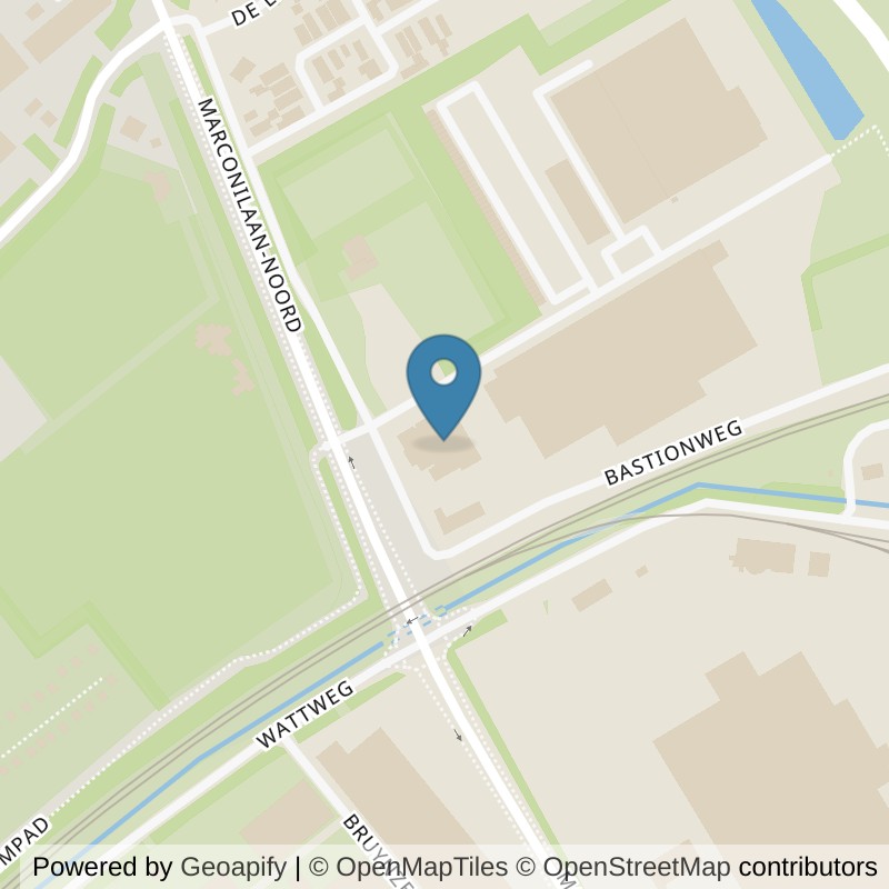 Map: location of Basic-Fit Bergen op Zoom Bastionweg 24/7 in Bergen op Zoom