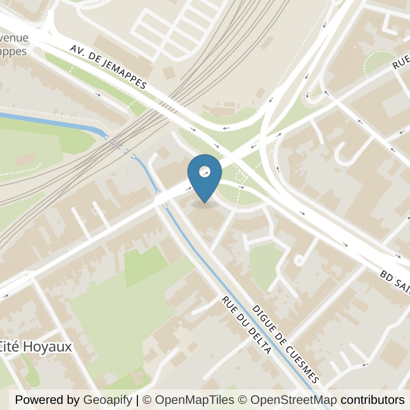 Map: location of Basic-Fit Mons Place des Allies in Bergen