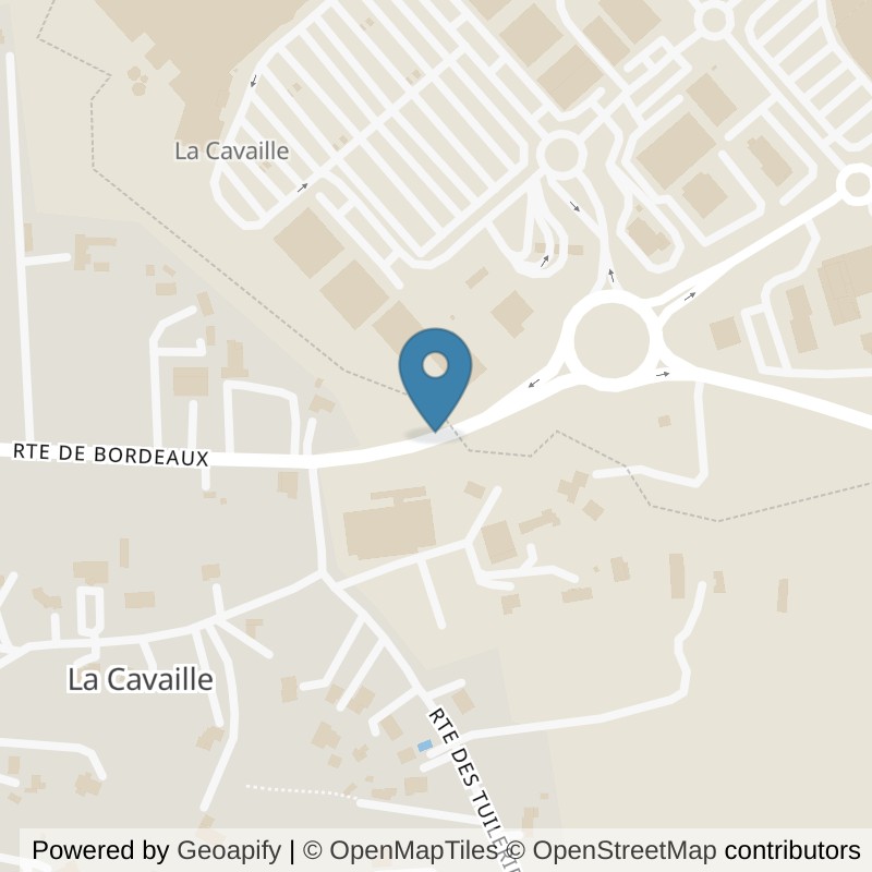 Map: location of Basic-Fit Bergerac Route de Bordeaux in Bergerac